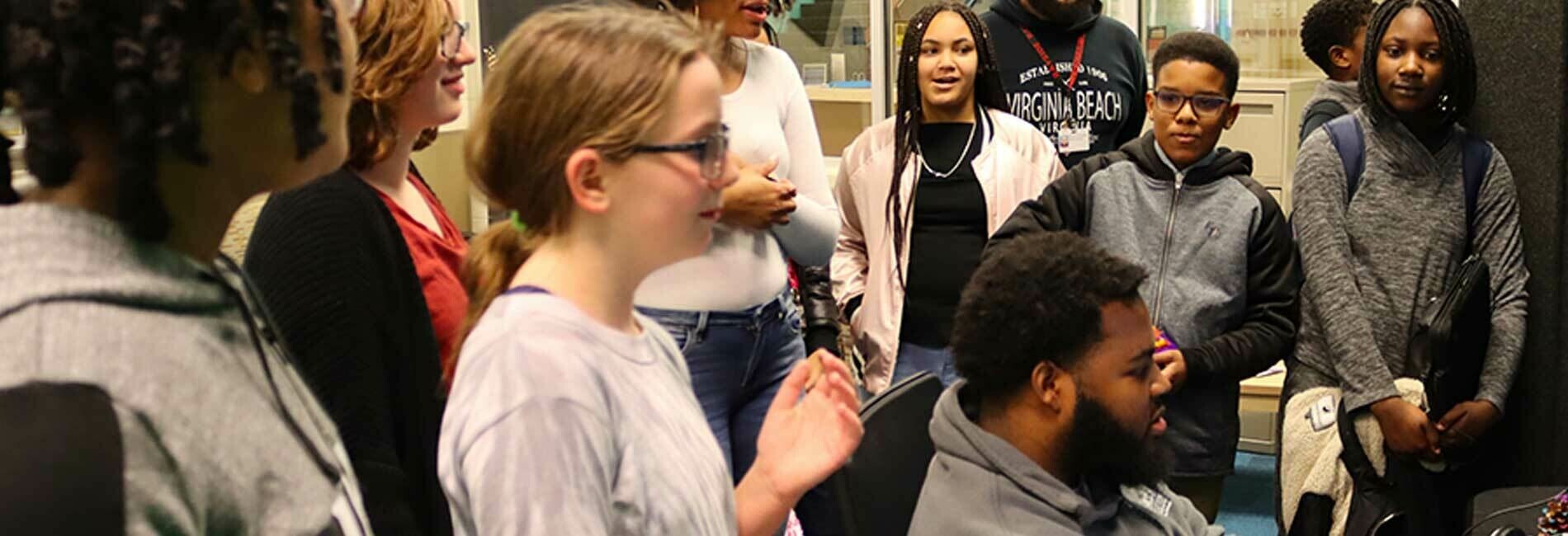 Le Roi Hill Teaching Students